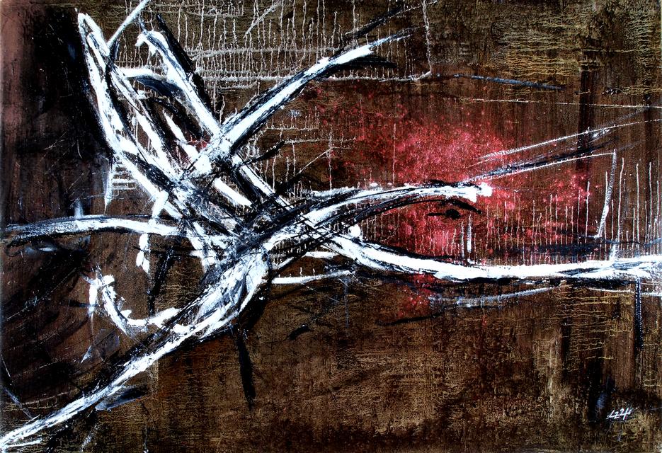 Re-Assume (635147) - 2024 | 92x63,5 | acrylic, oil on canvas